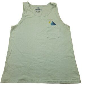 Chubbies Mens S Shirt Green - Skys‎ Out Thighs Out - Tank Top Parrot Pocket